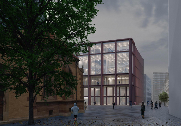 Perspektive ZFM/HFM Stuttgart - Entwurf Lukas Frantzen, Lisa Stadtmüller