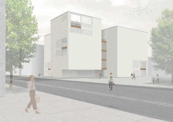 Perspektive ZFM/HFM Stuttgart - Entwurf Nadine Bunge, Julia Finkbeiner